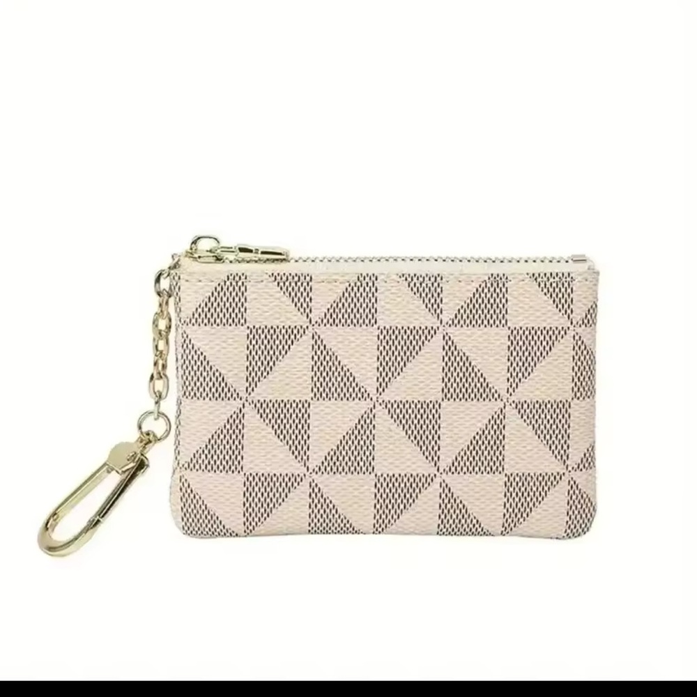 White COIN POUCH
